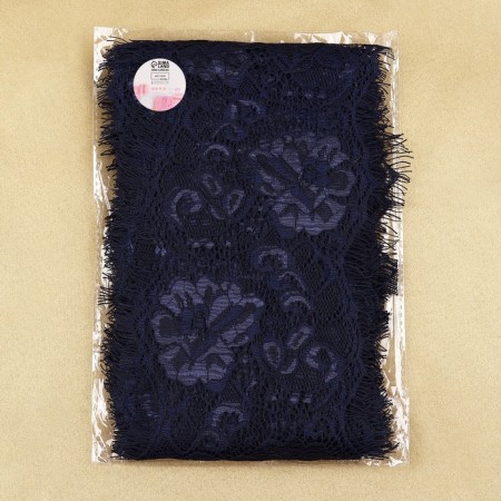 Lace cilia, 105 mm × 9 ± 0.5 m, in Bobin 3 pcs 3 m, the color is blue-5