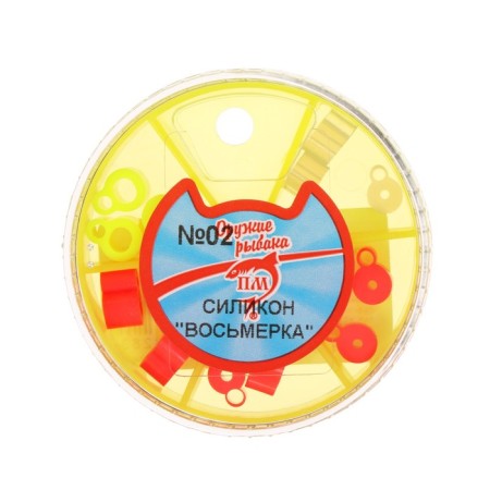 Set of silicone Cambrics Pierce Master, fastening gatehouse No. 2 d 2.1 x 1.4-3.5 x 2.2, mix