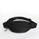 Lightning waist bag, 2 pockets, black color