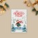 Mail card "Magic New Year!", Goose 10 x 15 cm, New Year