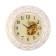 Watching clock, interior "curiosity", silent, d-38 cm