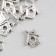 Decor for creativity Metal "Bird on the birdhouse" silver 1.7x1.4 cm