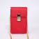 Bag Cross-Bodi with a zipper, red color