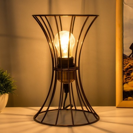 E27 40W Gold 16x16x23cm Risalux desktop-1