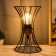 E27 40W Gold 16x16x23cm Risalux desktop