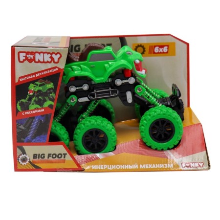 Inertial Funky Toys “SUV” machine, green color-1