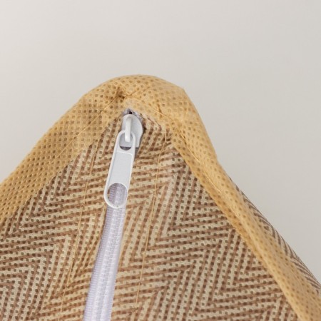 Organizer for storing linen of the share "Goose foot", 24 compartments, 30 × 33 × 10 cm, beige color-3