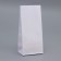 Craft package Paper bearing, white, rectangular bottom 8 x 5 x 17 cm