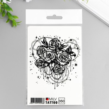 Tattoo "Rose" 10x15 cm-3