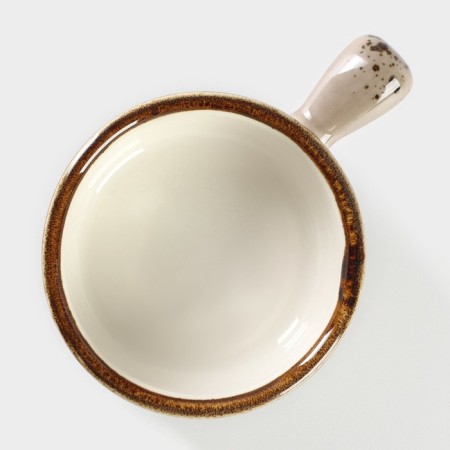 Porcelain magistro magistro “cerera”, 100 ml, d = 7.5 cm, brown color-2