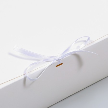 The box is folding, white, 27 x 21 x 9 cm-1