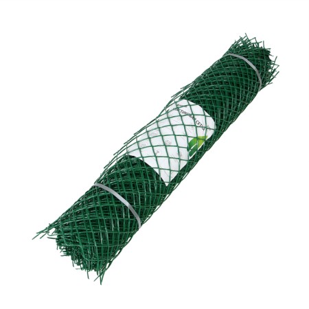 Garden grid, 1 × 10 m, rhombus cell 40 × 40 mm, plastic, green, Greengo-5