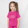T -shirt Children's One Love Light, height 92 cm, fuchsia color