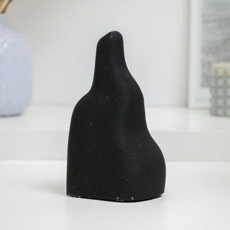 Figure - Ghost Ghost Black with painting, 15cm-2