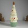 Souvenir Ceramics Light "Gingerbread Christmas tree" light yellow 10x10x31 cm