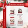 New Year. Set Kitchen Ethel Norse Family mittens 20x28cm, 19x19cm selection, 100%HL