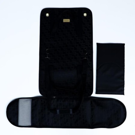 Bag - Animal carrying "Lux", PVC, Jacquard, 40 x 25 x 26, black-8
