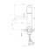 Bronze de Luxe Focus 24601cm sink mixer, pour 120 mm, brass, chrome/marble