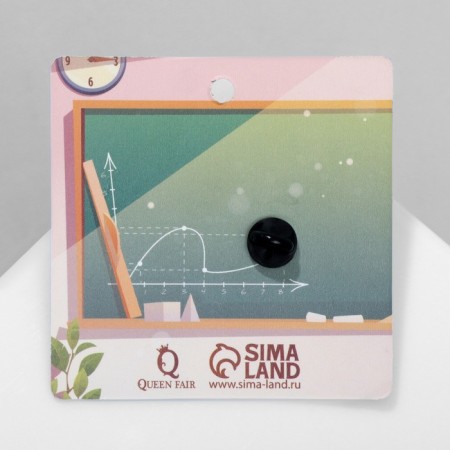 Hippo "School" icon, white-lilac color in ferrous metal-4