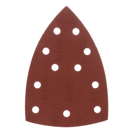 Triangle Abrasive Denzel 738647, on the thief. Submit, p 180, 150x150x100 mm, 5 pcs.