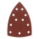 Triangle Abrasive Denzel 738647, on the thief. Submit, p 180, 150x150x100 mm, 5 pcs.