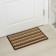 Walker -shaped rug -shaped shallow shade "Color pigtail", 38 × 57 cm, brown color