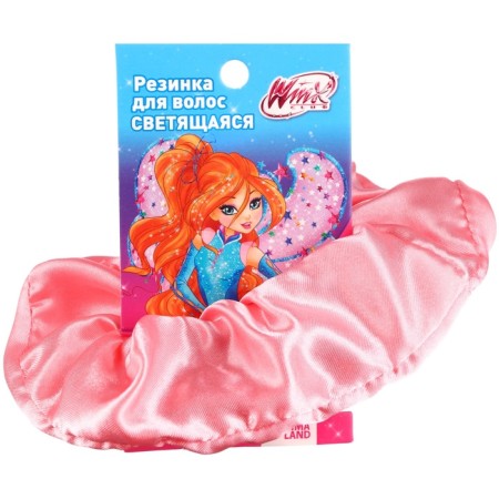 Hair elastic band glow, satin, Winx-2