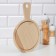 Board wooden board with a gutter "Circle" with a handle 28.5x19x0.8 cm birch
