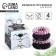 Glans Springs for hair New Year's “Make a desire” for the New Year, set 4 pcs, d = 3.5 cm