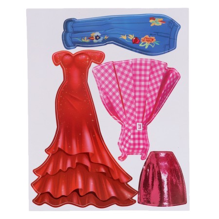 Velcro game is developing. Fun Velcro "Dress the Doll"-4