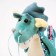 Soft toy "Dragon", 22.5 cm, blue color