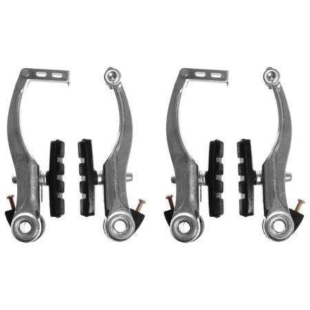 Dream Bike, V-Brake brakes, aluminum, 110 mm frames, pads 60 mm, silver color-1