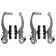 Dream Bike, V-Brake brakes, aluminum, 110 mm frames, pads 60 mm, silver color
