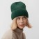 Women's hat minku, green color, rr 56-58