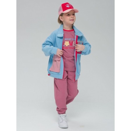 Jacket for girls, height 92 cm, blue color-7