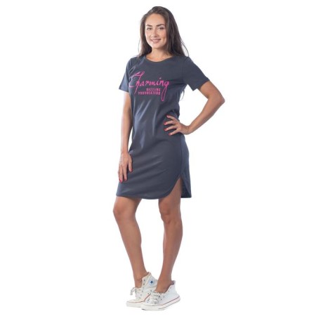 Women's tunic Charming, size 52, dark gray color-2