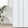 The curtain in the bathroom Ethel in strip is white, 180*200 cm, 80g/m2, 100% p/e