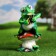 Garden figure "Frog with flute" 12*14*27 cm Polystone F07791