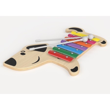 Metallophone Children's "Dog", 7 notes-1