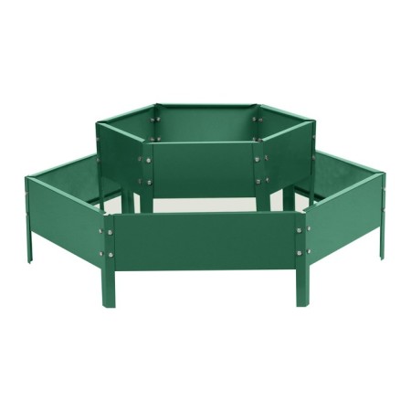 Galled flowerbed, 2 tiers, d = 60–100 cm, h = 30 cm, green, Greengo-7
