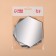 Interior mirrors for decoration, without frame, set - 6 pcs, 12.6 × 11 cm