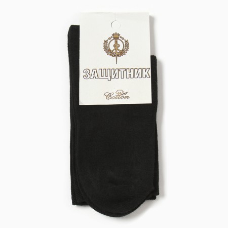 Socks men's defender, color black, size 25-27-2