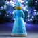 Figure "Snow Maiden" Blue caftan, 9x10x23cm