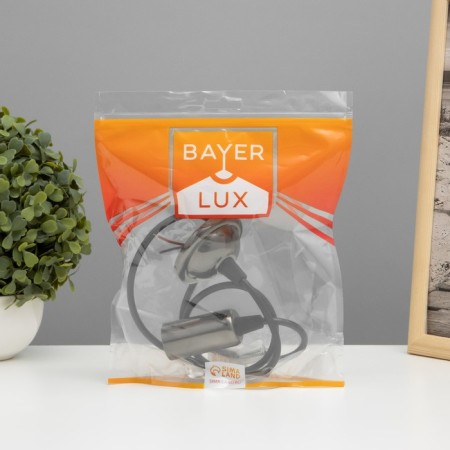 Bayerlux “Sarri” lamp E14 40W bronze 3x3x5.3-120 cm-6
