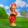 Garden figure "Gnome Girl" Muhomor 22x16x50cm