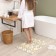Savanna bathroom “Roze”, 60 × 90 cm, mustard-gray color