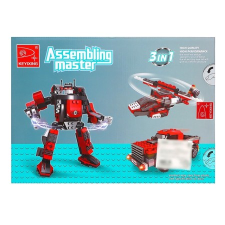 Designer captain "Robot Transformer", 3 assembly options, 286 parts-4