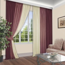 Set of curtains, size 180x260 cm, 2 pcs