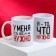 Mugs for two “for the most ideal couple”, 2 pcs., 350 ml