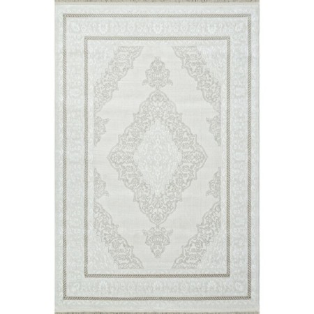 Rectangular carpet Durkar Rubi, size 80x150 cm, color Cream/Cream